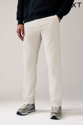 Light Stone Straight Stretch Chino Trousers (985036) | £22