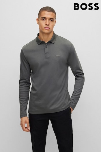 BOSS Grey Pirol Polo Shirt (985106) | £99