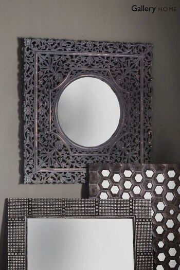 Gallery Home Grey Crawley Mirror (985117) | £250