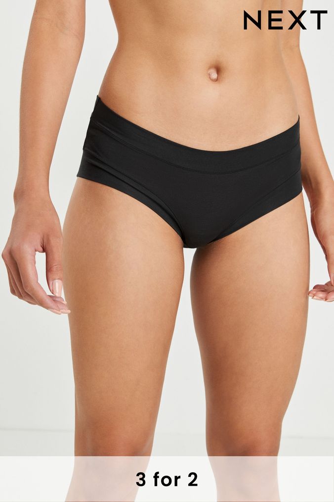 Black Hipster Forever Comfort Knickers (985817) | £8