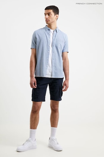 French Connection Dunster Micro Puppy Tooth Shirt (986042) | £40