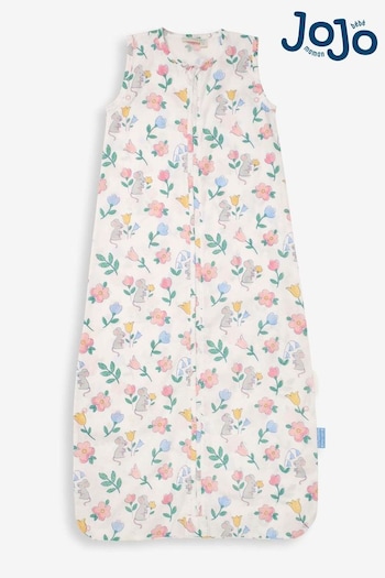 JoJo Maman Bébé Floral Print Mouse 1 Tog Toddler Sheet Sleeping Bag (986097) | £28