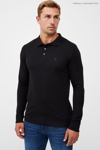 French Connection Long Sleeve Polo Blau Shirt 2 Pack (986288) | £35