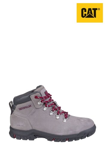 CAT® Grey Mae Lace-Up Safety Boots (986325) | £122