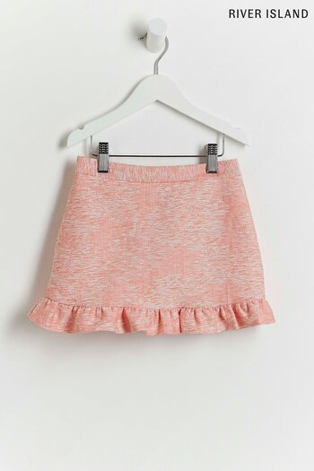 River Island Girls Pink Jacquard Skirt (986578) | £16