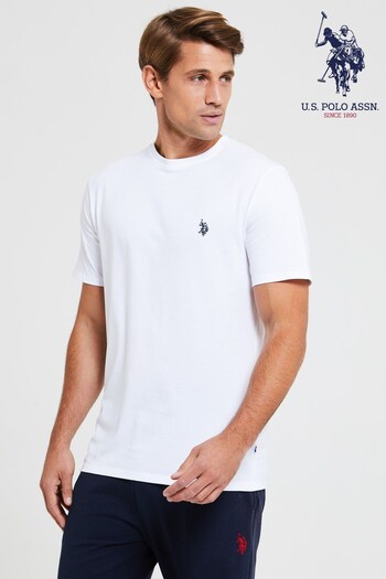 U.S. Print Polo Assn. Bright White Jersey T-Shirt (986759) | £25