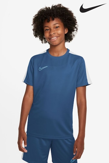 Nike Blue/White Dri-FIT Academy Training T-Shirt (986971) | £17