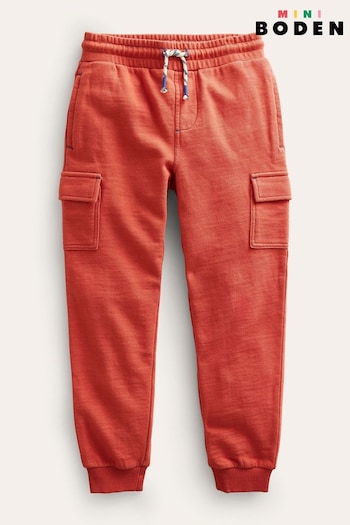 Boden Red Garment Dyed Cargo Joggers (987079) | £25 - £29
