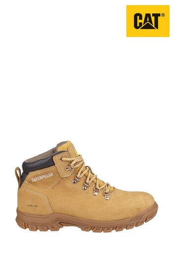 CAT® Yellow Mae Lace-Up Safety Boots (987244) | £125