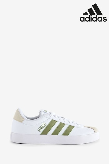 adidas White/Green adidas Grand Court Alph 00s Trainers (987627) | £60