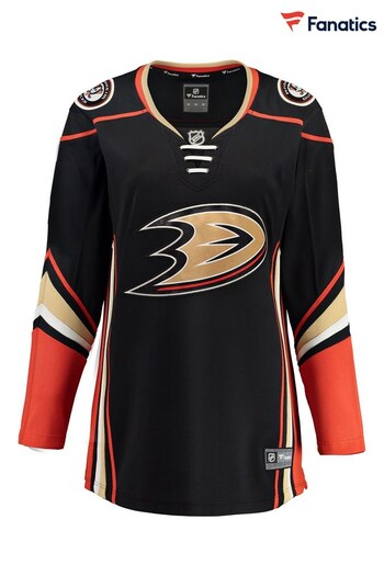 Fanatics Anaheim Ducks Branded Home Breakaway Black Jersey (987648) | £100