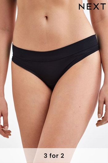 Black Thong Forever Comfort Knickers (987698) | £7