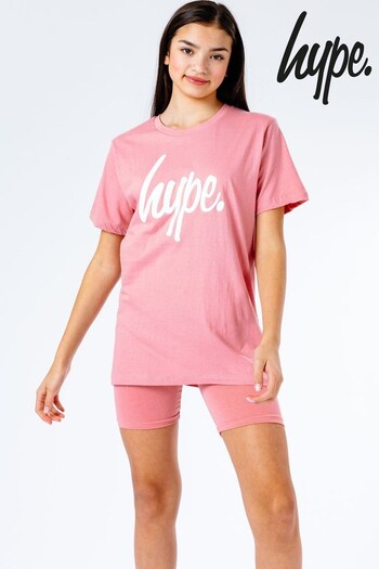Hype. T-Shirt and Cycling Short Loungewear Set (987965) | £30