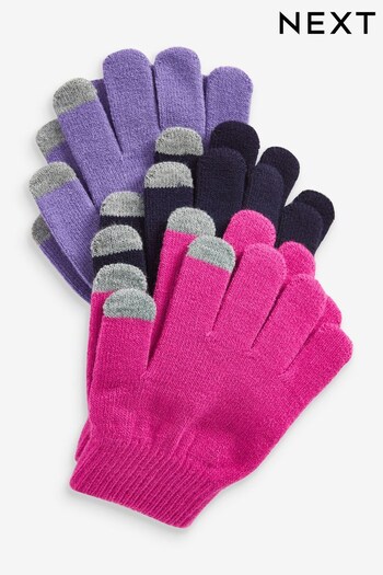 Multi 3 Pack Touch Tip Magic Gloves (3-16yrs) (988369) | £6 - £8