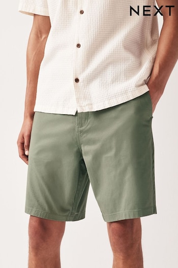 Sage Green Straight Stretch Chinos Shorts (988512) | £19