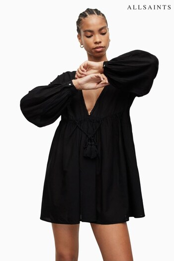 AllSaints Christie Black Dress (988570) | £99