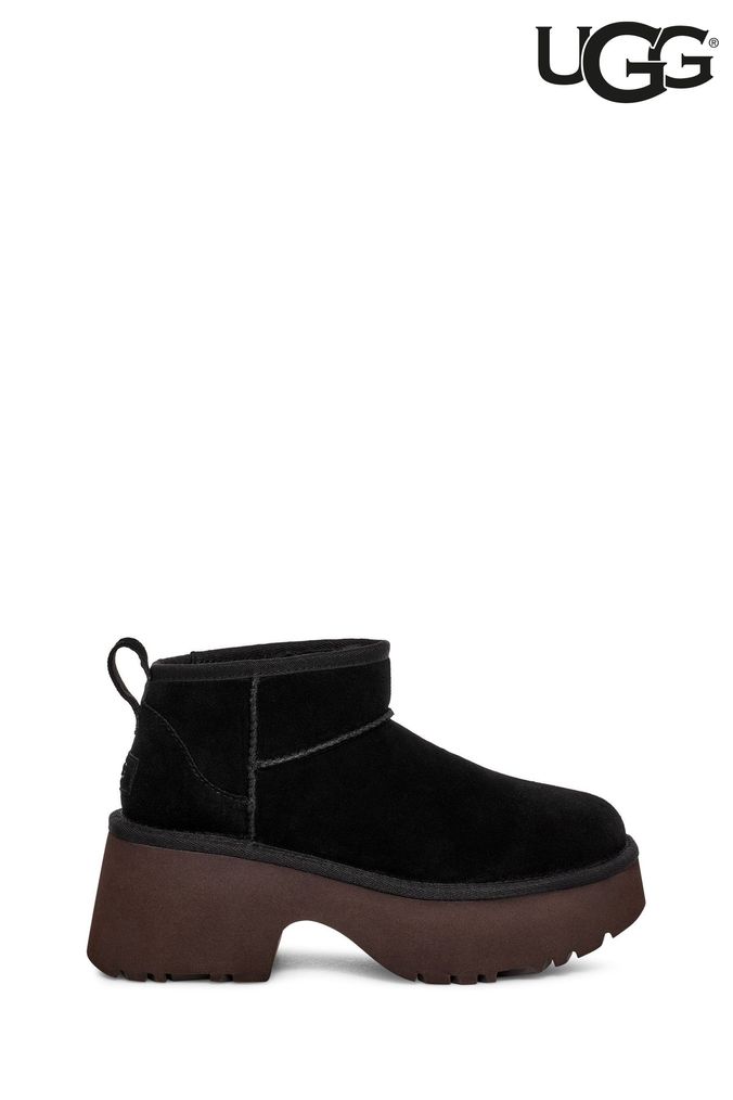 Buy UK 7 EU 41 Black Ugg Online Bottes de pluie UGG Kids Classic Clear Mini II 1112386K Typn AspennigeriaShops