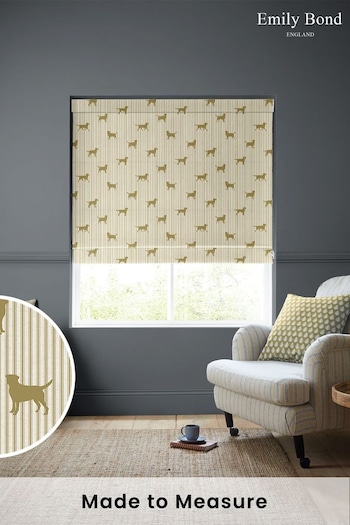 Emily Bond Gold Marley Made to Measure Roman Blinds (989368) | £79