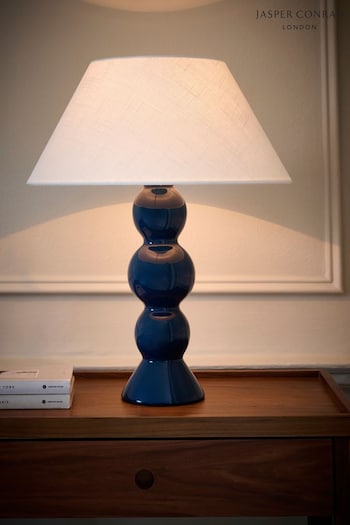 Jasper Conran London Blue Sphere Ceramic Table Light (989415) | £115