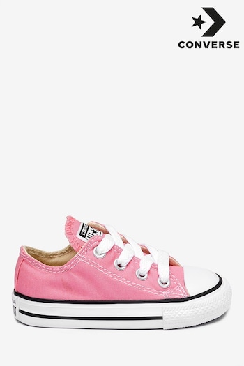 Converse Cribster Pink Chuck Taylor All Star Infant Low Trainers (989601) | £32