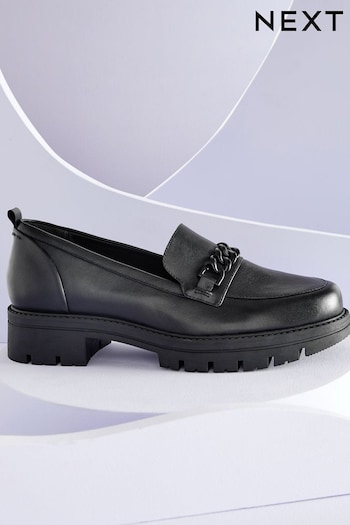 Black Forever Comfort With Motionflex Chunky Loafers (989763) | £62