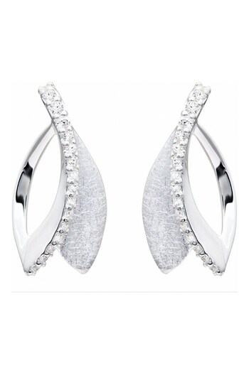 Unique & Co Ladies Collection Silver Tone Earrings (989934) | £69