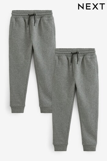 Charcoal Grey Skinny Fit Joggers 2 Pack (3-16yrs) (98C408) | £18 - £28