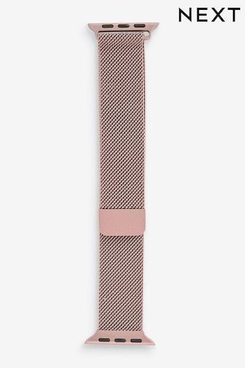 Pink Mesh Watch Strap (990220) | £16