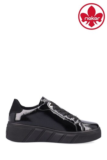 Rieker Womens Evolution Lace-Up Black Shoes (990354) | £75