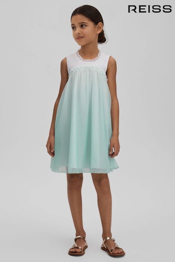 Reiss Blue Coco Junior Ombre Tulle Dress (990791) | £65
