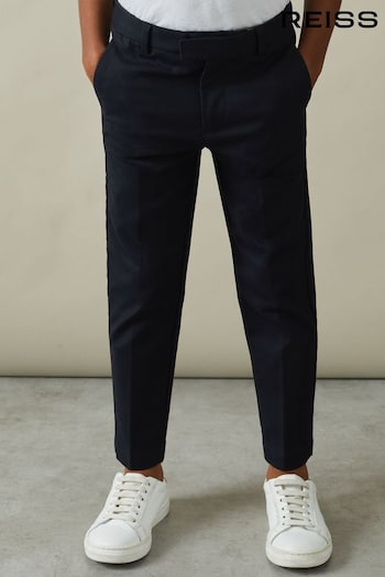 Reiss Navy Eastbury Chino Slim Trousers (990808) | £42