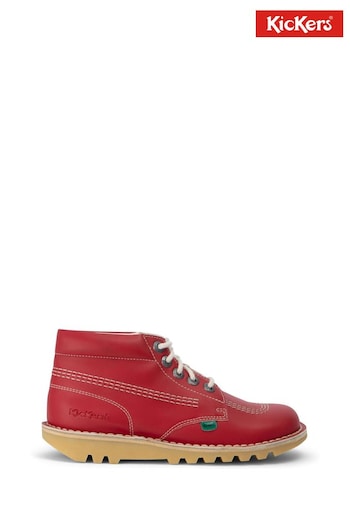 Kickers Red Kick Hi Shoes Hot (991126) | £95