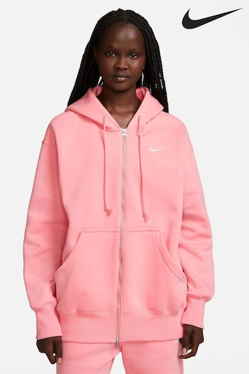 Nike Basketball Pink Mini Swoosh Full Zip Hoodie (991493) | £65