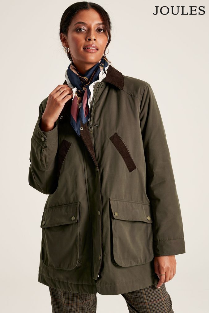 Buy Women s New In 6 Green Joules Quilted Padded Coatsandjackets