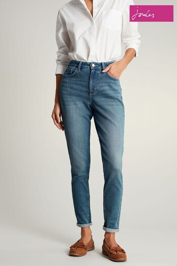 Joules Blue Monroe High Rise Stretch Skinny Jeans (991625) | £59.95