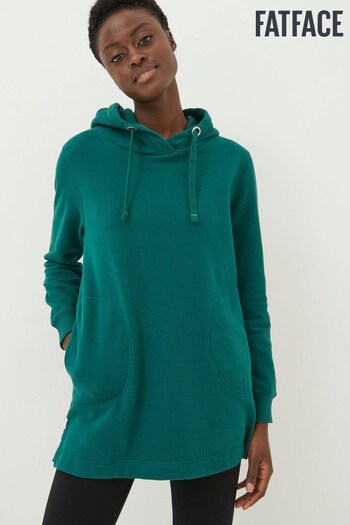FatFace Green Izzy Overhead Long Hoodie (992009) | £45