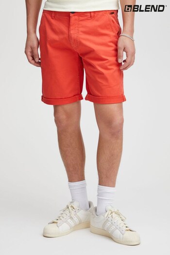 Blend Red Blend Red Stretch Chino Shorts With Button Back Pockets (992030) | £28