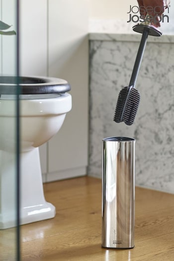 Joseph Joseph Flex 360 Luxe Toilet Brush Stainless Steel (992425) | £70