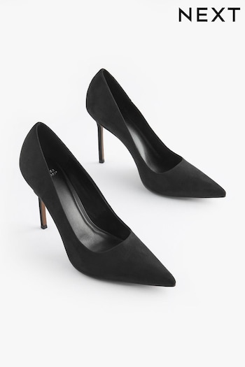 Black Forever Comfort Point Toe Court hombre Shoes (992499) | £36