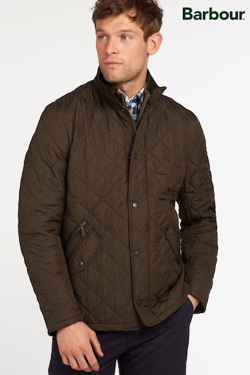 Barbour® Olive Green Chelsea Quilted Jacket (992569) | £149