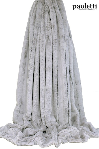 Riva Paoletti Grey Empress Throw (992925) | £38 - £50