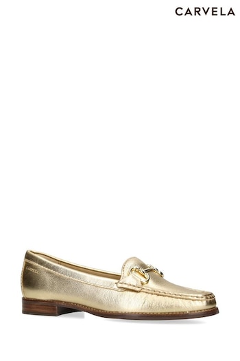 Carvela Comfort Gold Click Shoes (993081) | £139
