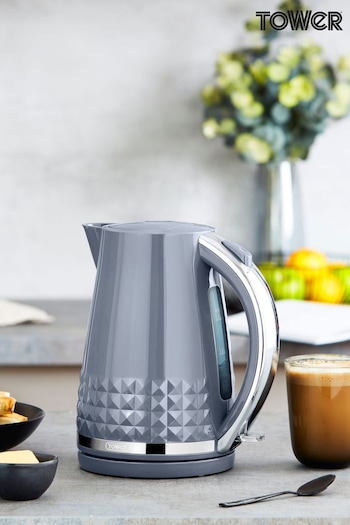 Tower Grey Solitaire 1.5L 3KW Kettle (993146) | £30