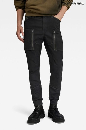 G Star Zip Pkt 3D Skinny Cargo Black Jeans (993442) | £110