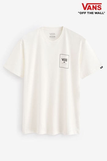 vans stack Mens Mini Box White T-Shirt (993711) | £32