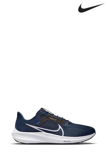 Nike bidrar Blue Pegasus 40 Running Trainers (994044) | £120