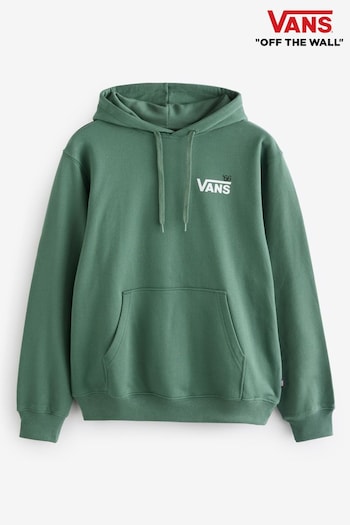 Mens Green Posted Loose 100% Cotton Hoodie (994409) | £65