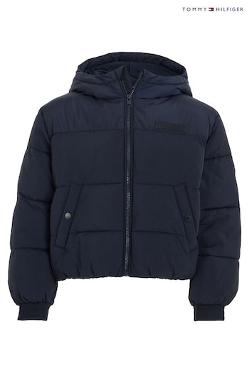 Tommy Hilfiger Kids Blue New York Puffer Jacket (994697) | £130 - £150