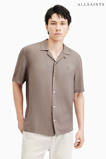 AllSaints Brown Venice Shirt (994764) | £89