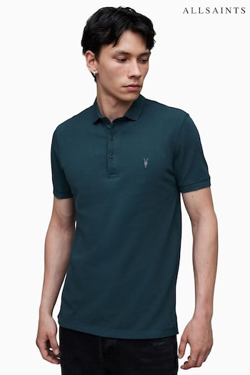 AllSaints Blue Reform Polo Shirt (994794) | £65